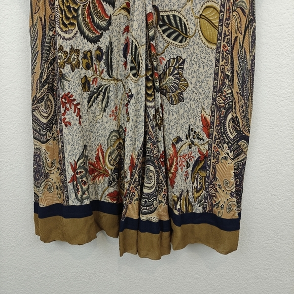 Ritu Kumar Floral 3/4 Sleeve Lightweight Kurta Midi Dress Size M Women's - Picture 3 of 16